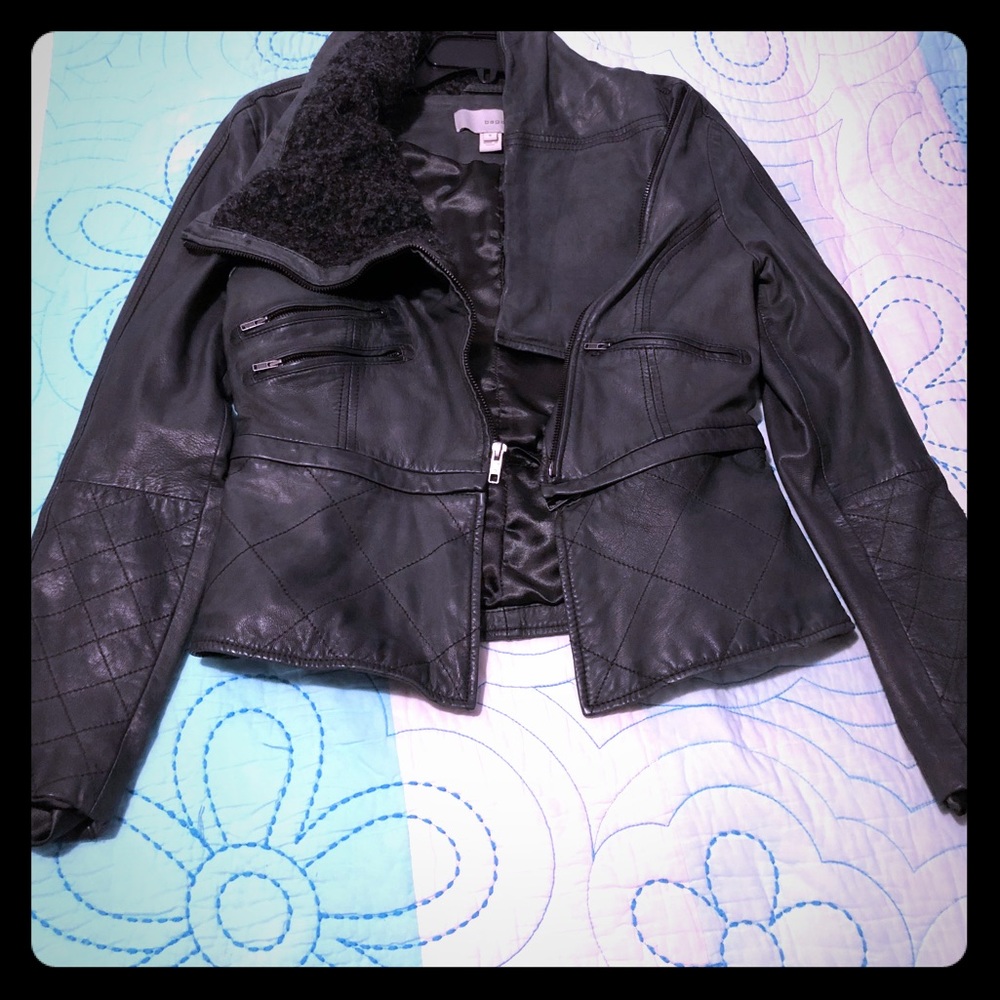 Bagatelle Faux Leather Motorcycle Jacket